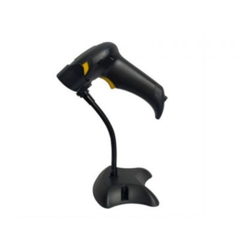 LECTOR DE CODIGOS DE BARRA Y QR NEXTEP (1D/2D) USB CON BASE AJUSTABLE NEGRO NE-503 image 2
