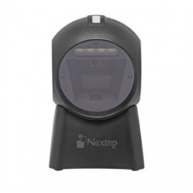 LECTOR CODIGO DE BARRAS NEXTEP OMNIDIRECCIONAL QR(1D/2D) USB NEGRO NE-505