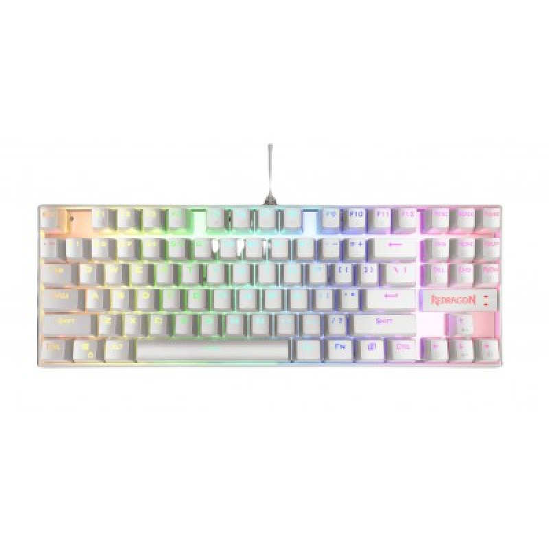 REDRAGON K552W-RGB-1R-SP KUMARA WHITE RGB, Teclado Mecánico Gaming image 2