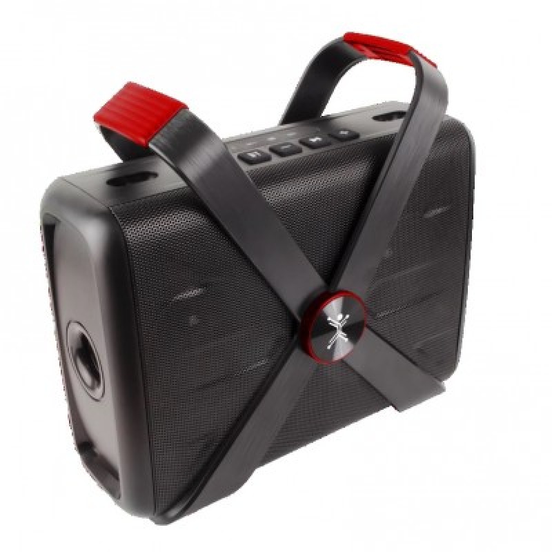 BOCINA INALAMBRICA BLUETOOTH PORTATIL RECARGABLE 12W FUNCION TWS PERFECT CHOICE X-PLOTION - NEGRO image 2