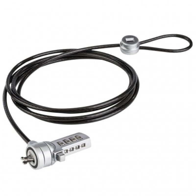 CANDADO LAPTOP TECHZONE TZCCL103 DE COMBINACION CON 3 TIPOS DE ENTRADA image 2