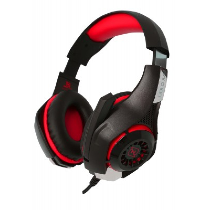 Necnon NBHG-VIPER Auriculares Alámbrico Diadema Juego Negro, Rojo image 2