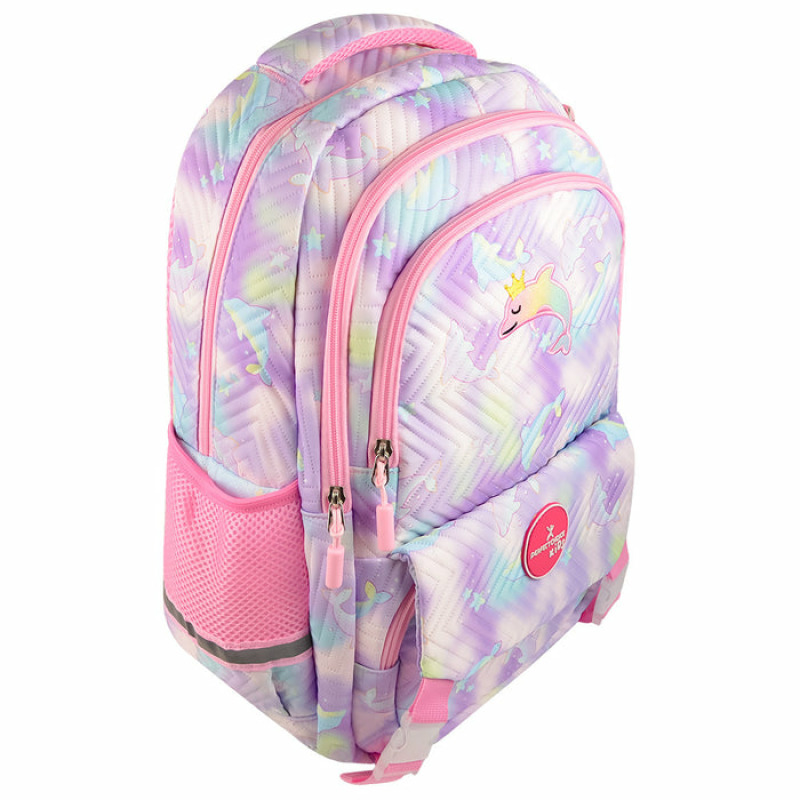 MOCHILA ESCOLAR PERFECT CHOICE PARA NIÑAS ASTRO - DELFIN image 3