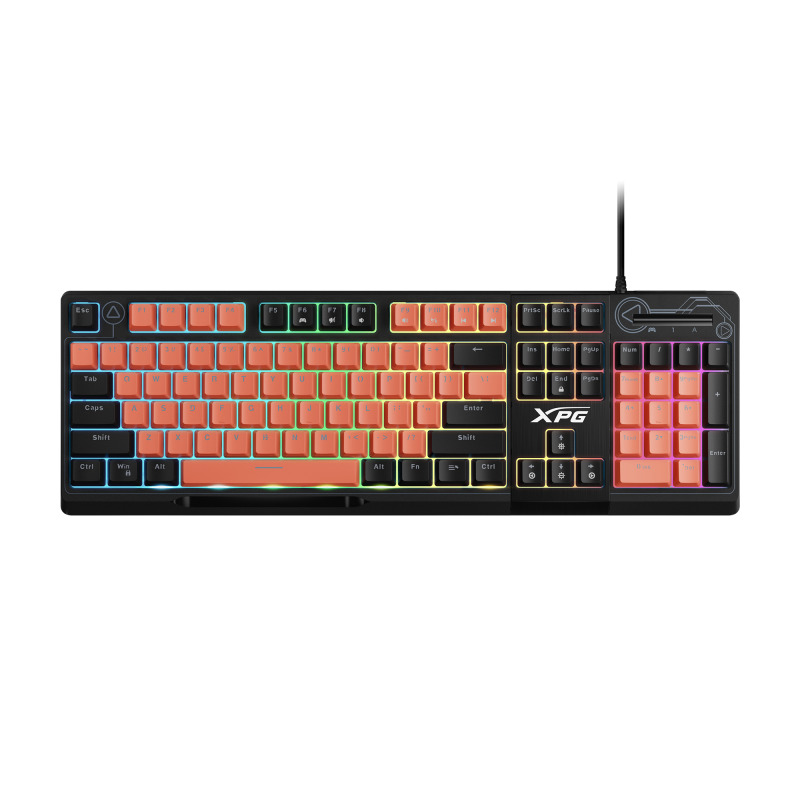 XPG SEEKER MERA EDITION teclado USB QWERTY Inglés Negro
