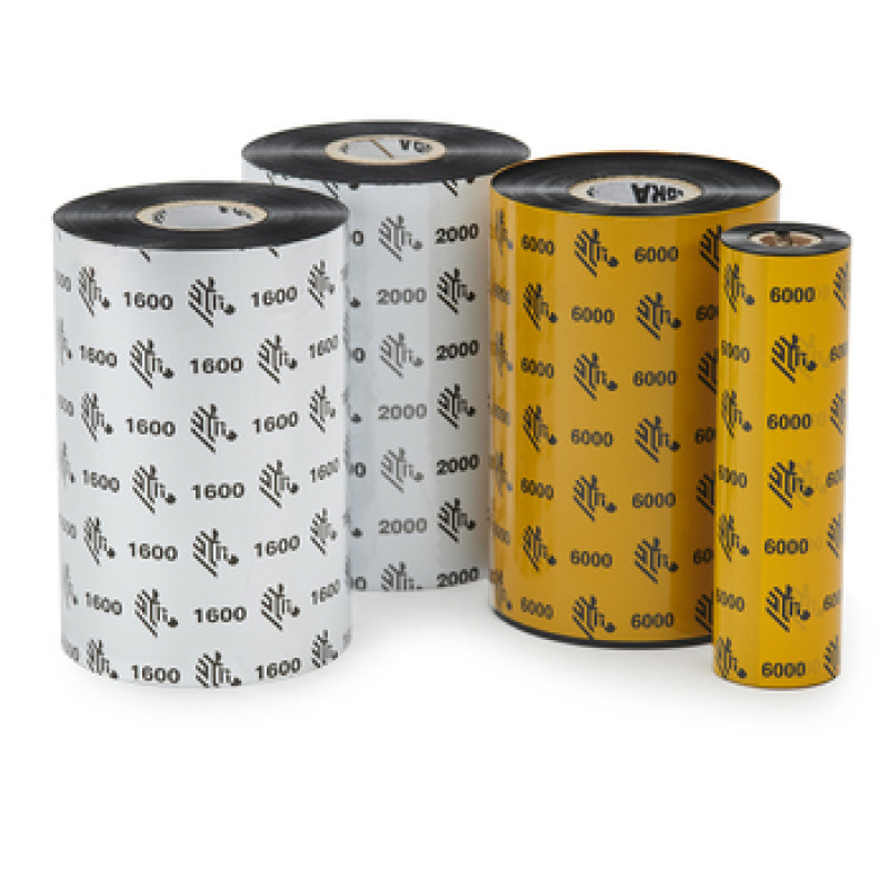 CARTUCHO DE CINTA ZEBRA RIBBON CERA 110X450 P/IMP.INDUSTRIAL FORM.6000 image 3