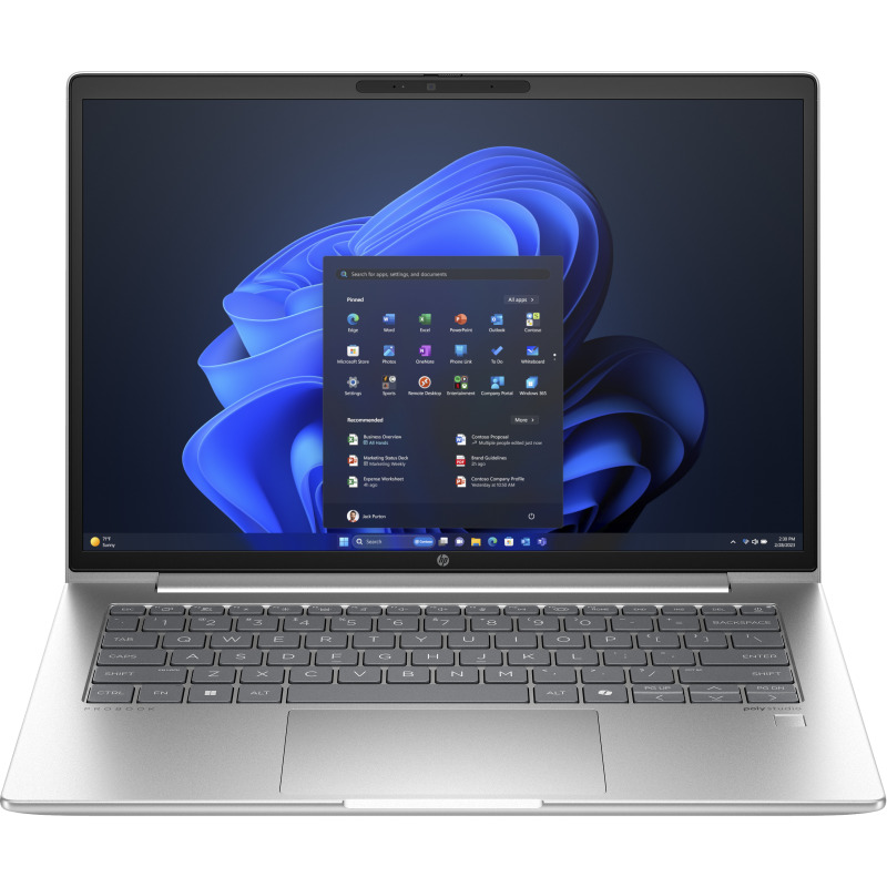 NOTEBOOK COMERCIAL HP PROBOOK 440 G11 / INTEL CORE ULTRA 5 125U 4.30 GHZ / 8GB DDR5 5600 / SSD 512GB / 14 WUXGA / FHD CAM / SENSOR DE HUELLA + RS / WIFI 6E + BT 5.3 / WIN 11 PRO / 1-1-0 / PLATA image 2