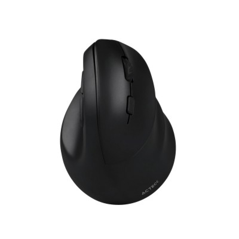 MOUSE ACTECK VIRTUOS FITT MI520 / ERGONOMICO / VERTICAL / INALAMBRICO / DUAL BLUETOOTH ADAPTADOR USB / 2400 DPI / RECARGABLE / NEGRO / AC-936224 image 2
