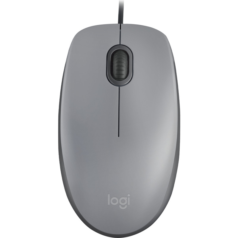 MOUSE LOGITECH M110 SILENCIOSO OPTICO ALAMBRICO USB PC/MAC GRIS