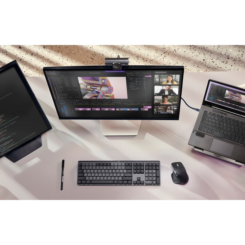 WEBCAM LOGITECH MX BRIO UHD 4K 2160P 30 FPS ZOOM 4X AUTO ENFOQUE IA TAPA DE PRIVACIDAD INTEGRADA USB-C  image 7