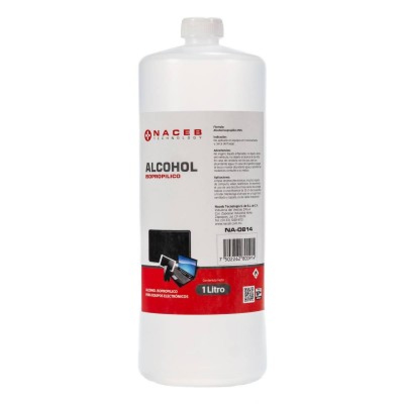 ALCOHOL ISOPROPILICO NACEB (NA-0814) LIMPIEZA,COMPPUTADORAS,ELECTRONICOS,1 LITRO image 2