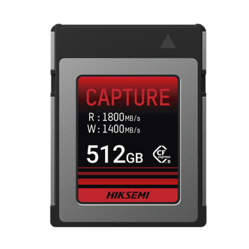 Memoria CFexpress tipo B / Clase 10 de 512 GB / Especializada para Cámaras de Fotografía y Video  / 1800 MB/s Lectura / 1700 MB/s Escritura