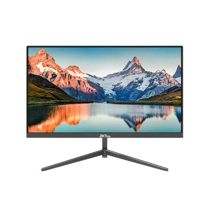 ZKTECO ZD222KA - Monitor LED Full HD de 22 pulgadas / Resolución 1920 x 1080 / Retroiluminación DLED / 1 Entrada de video HDMI y 1 VGA / Ángulo de Visión Horizontal 178° /  Soporte VESA / Incluye Cable HDMI / Ideal para hogar y oficina