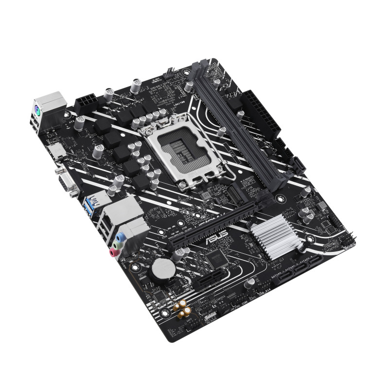 MOTHERBOARD ASUS (PRIME H610M-K) SOCKET 1700 12A,2*DDR5,HDMI,VGA,PCIE-4.0,MICRO ATX image 8
