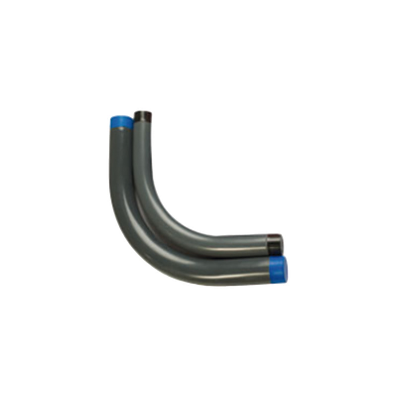 Codo Conduit Rígido de Aluminio de 1 254 mm / Recubierto de PVC / Interior de Uretano