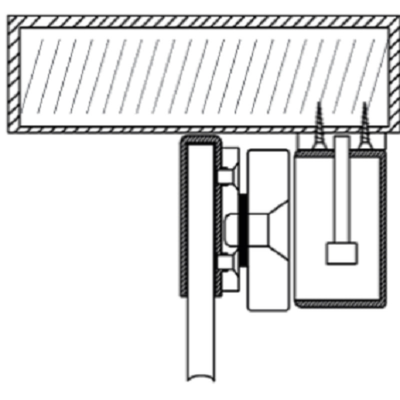 YLI MBK280UL - Soporte para montaje de electroimán para puerta de vidrio sin marco de 280 Kg/ Compatible con los modelos YLI/ YM280, YM280N, YM280NLED  image 5
