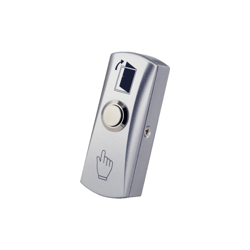 YLI PBK815 - Boton liberador de puerta de aluminio con caja integrada para facil instalacion / Funcion NO image 3