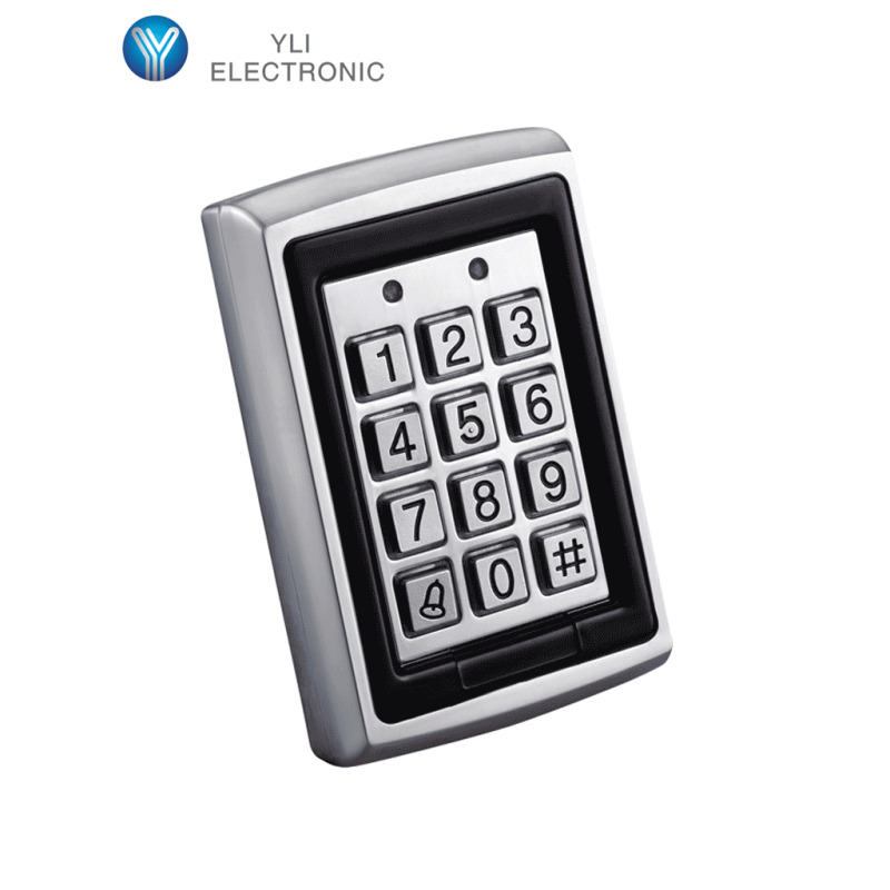 YLI YK568L - Teclado para control de acceso / Salidas  NC y NO / Exterior e interior / 500 Usuarios password o tarjeta  ID /