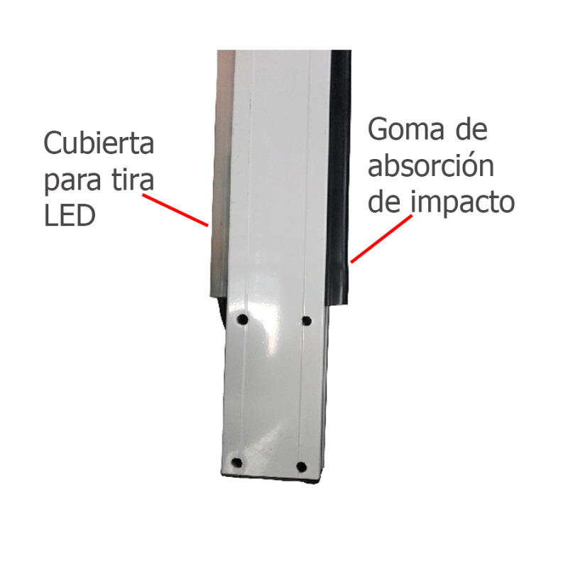 WEJOIN WJLBM3L - Brazo recto de 3 metros / Compatible con barrera  LED izquierda image 2
