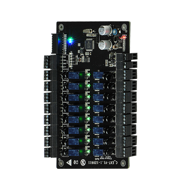 ZKTECO EX16 - Lector Esclavo para Panel de Control de Elevadores / 16 Pisos Adicionales / Compatible con panel EC10 ZKTECO / Conexion  RS485 / No incluye fuente
