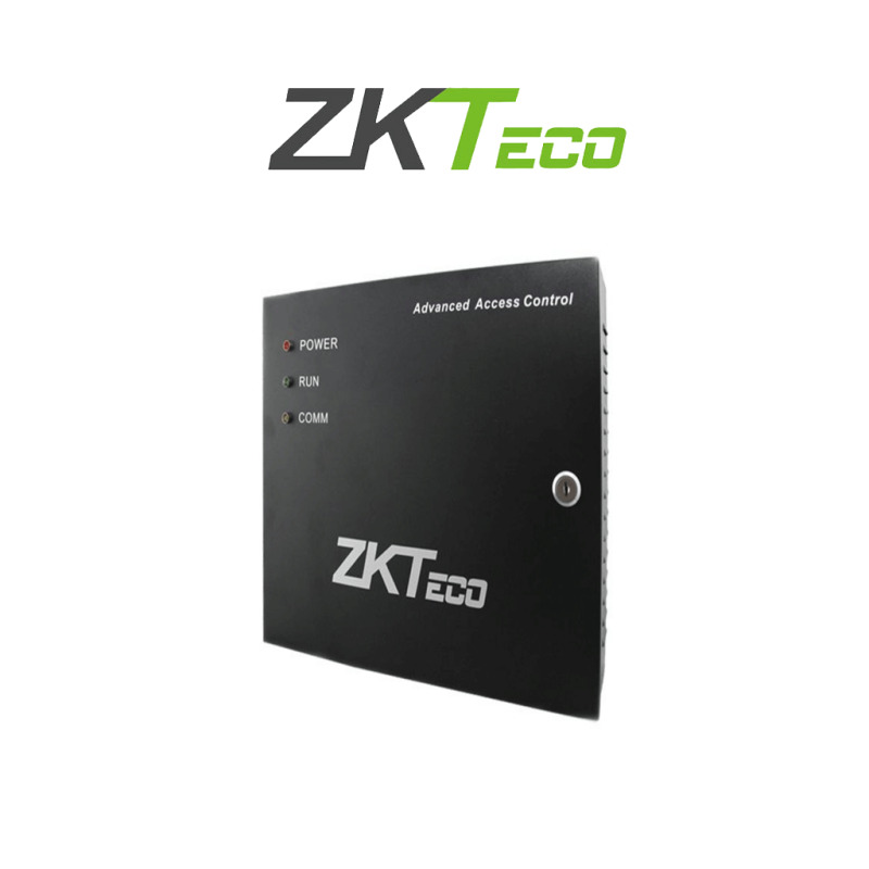 ZKTECO GABMET - Gabinete Metálico para Paneles ZKTECO/ Compatible con Paneles de Control de Acceso / Conexión para Batería de Respaldo