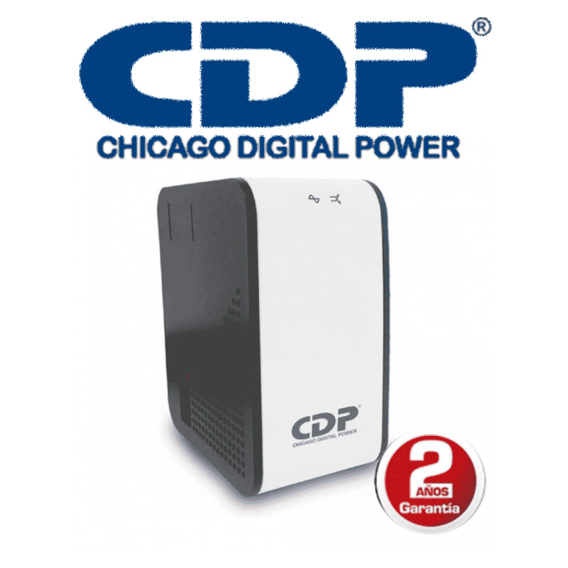 CDP R2C-AVR 1008 - Regulador 1KVA 400W / 4 Contactos con proteccion de sobretension / 4 Contactos con proteccion AVR / Proteccion Linea datos image 3