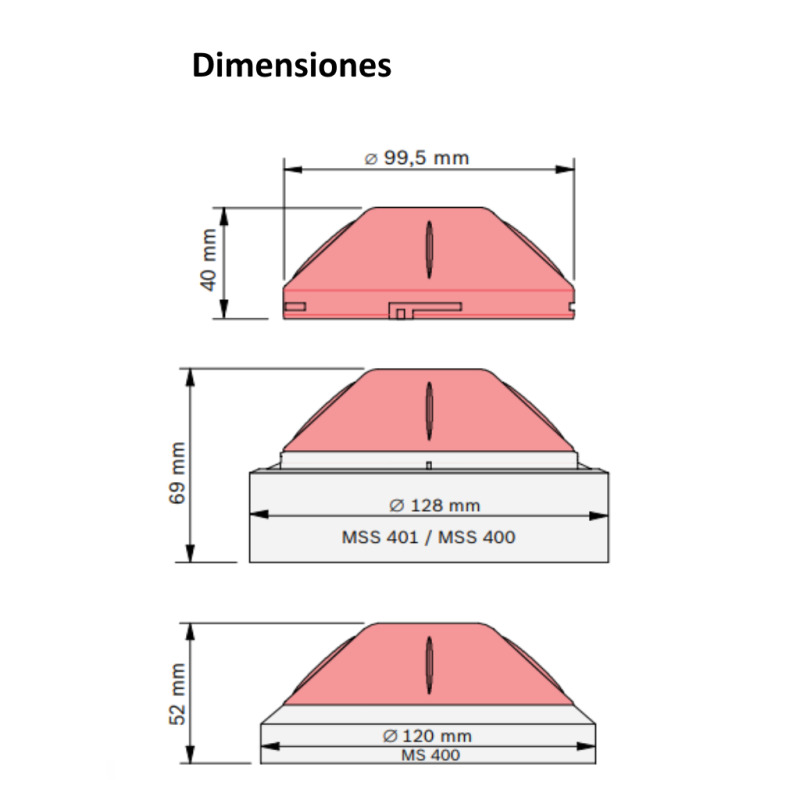 BOSCH F_FNS420R - LSN Luz estroboscopica roja image 5