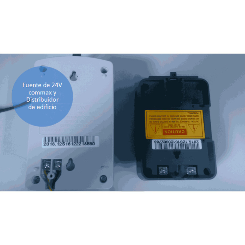 COMMAX RF2A - Fuente de alimentación 24V DC 1A distribuidores de piso y edificio de la línea departamental de videoporteros Modum y de audio #Audiogate/ #Modum image 5