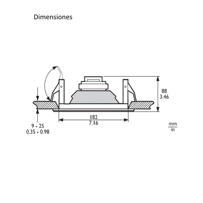 BOSCH M_LHM060610 - Altavoz para montaje de techo de 6 w image 3