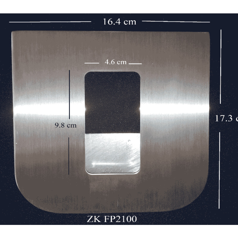 ZKTECO FP2100 - Accesorio para Montaje de Lectoras/ Compatible con Lector FR1200 u otros/ Para Torniquete Modelo TS2100. image 3