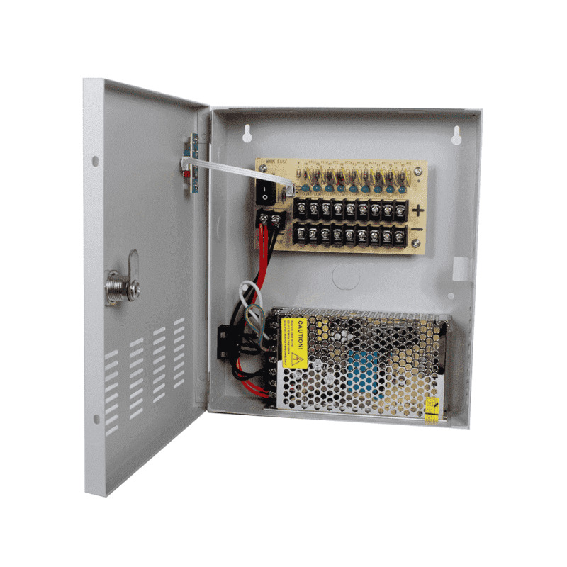 SAXXON PSU1210D9 - Fuente de Poder de 12 vcd/ 10 Amperes/ Para 9 Camaras/ 1.1 Amper por Canal/ Protección contra Sobrecargas/ Certificación UL/  image 2