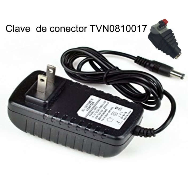 SAXXON PSU1202E - Fuente de Poder Regulada de 12vdc/ 2 Ampers/ Con Cable de 1.2 Metros/ Conector Macho/ Especial para Camaras de CCTV/ Usos Multiples/ image 4