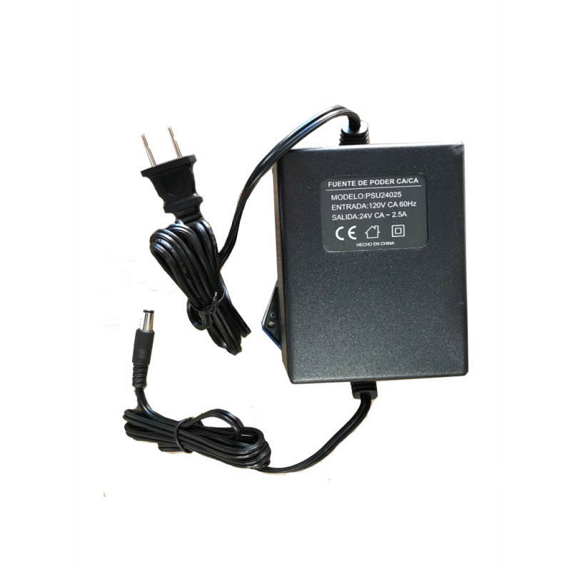 SAXXON PSU24025 - Fuente de poder 24V CA / 2.5 Amperes / Cable 1.2 metros image 2