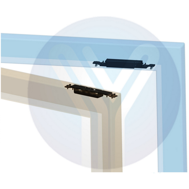 YLI YM2400SL - Contrachapa magnética / Uso rudo / Hasta 1200 Kg de sujeción / Ideal para puertas de cortesía / Sensor de puerta image 5