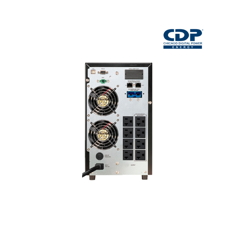 CDP UPO11-2 AX UPS Online de 2 KVA/ 1800 Watts/ 8 Terminales de las cuales 4 son programables/ Pantalla LCD/ Entrada para banco de baterías/ Respaldo 6 minutos carga completa/REQUIERE CLAVIJA O ADAPTADOR NEMA 5-20R #TERROR #GOL image 4