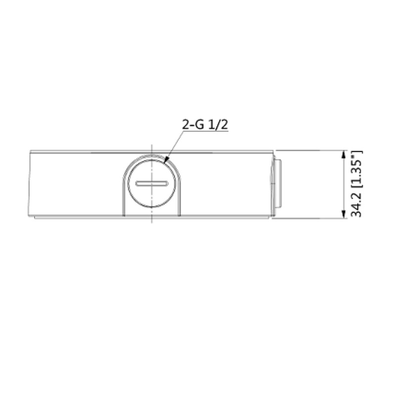 DAHUA PFA137 - Caja de conexiones compatible con series / T3A /  HDW8 /  HDW7 / H dBW4 / SD22 / D3A / H dBW6 image 3
