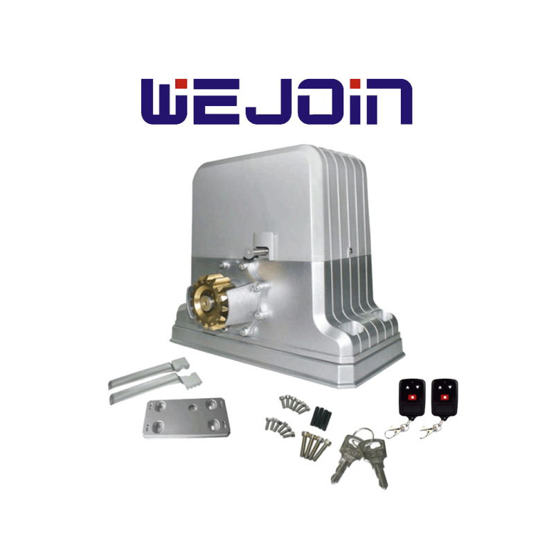 WEJOIN WJPKMP202 - Motor para portón deslizante / Peso máximo 1800 Kg / Control remoto 418 Mhz / Limites físicos / Compatible con Cremallera WJKJCT / #BUENFIN