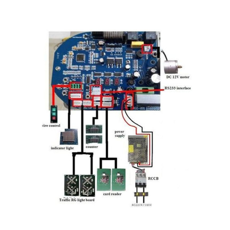 WEJOIN WJTSBRD - Tablero de control para torniquete WJTS112 & WJTA122 WEJOIN image 5