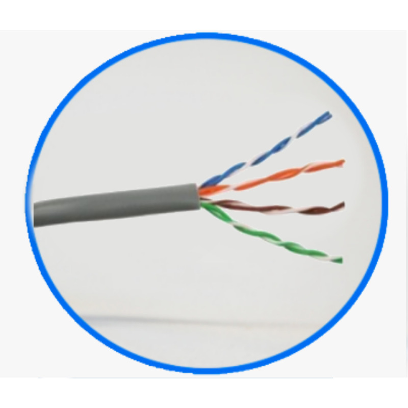 BELDEN 1583A008U1000 - Cable UTP / 4 Pares / Categoria 5E / 24  AWG / 305 Metros / 100% Cobre / Color gris/ image 3