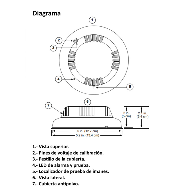 BOSCH F_D273TH - Detector de humo y calor / Cuatro cables / 57 Grados centigrados image 5