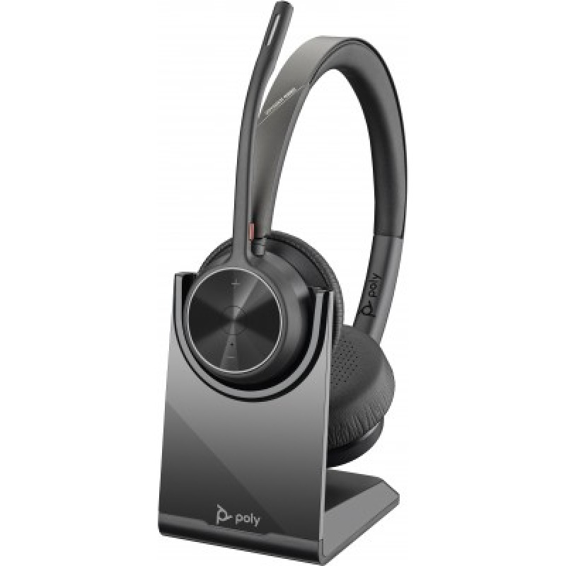 DIADEMA HP POLY 77Y99AA VOYAGER 4320 UC/ INALAMBRICA BLUETOOTH BINAURAL DONGLE USB-A ALCANCE DE 50M HASTA 24 H DE CONVERSACION CONEXION HASTA 2 DISPOSITIVOS CON SOPORTE DE CARGA