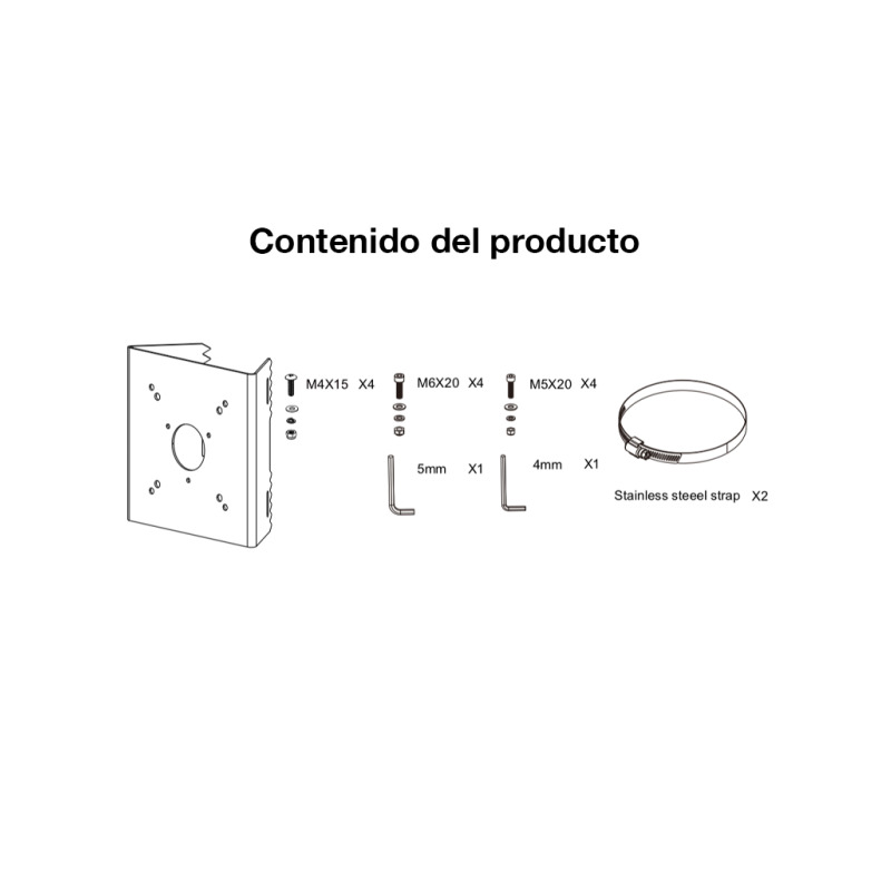 VIVOTEK AM-312 - Soporte de exterior para montaje en poste image 3