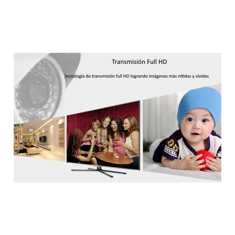 SAXXON LKV372PRO- Kit extensor de video HDMI/ Resolucion 1080p/ CAT 6/ 6A Cobre / Hasta 50 metros/ Loop HDMI en transmisor/ Transmisor IR/ Plug and play image 5