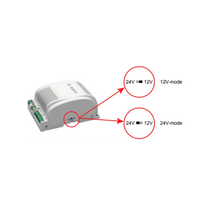 BOSCH A_APSPSU60 - Fuente de energia 12V o 24V / Puerto para bateria integrado / Compatible con controlador AMC2  image 3
