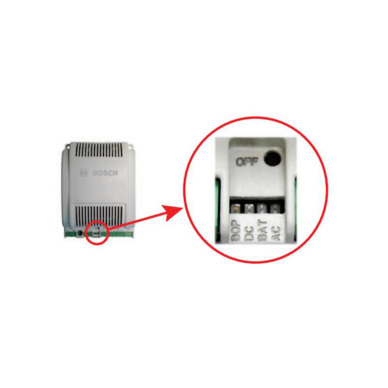 BOSCH A_APSPSU60 - Fuente de energia 12V o 24V / Puerto para bateria integrado / Compatible con controlador AMC2  image 4