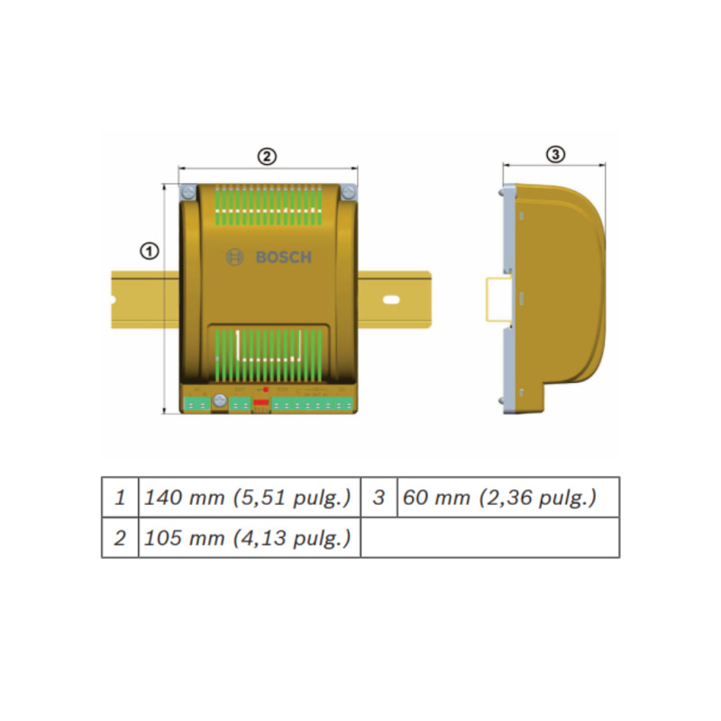 BOSCH A_APSPSU60 - Fuente de energia 12V o 24V / Puerto para bateria integrado / Compatible con controlador AMC2  image 6