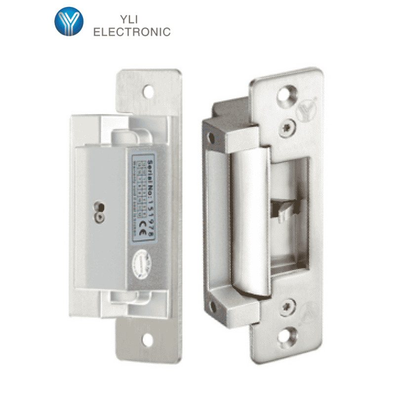 YLI YS138S - Cerradura eléctrica estándar americano / Con señal ajustable NO /  NC / Uso rudo / 12 VDC
