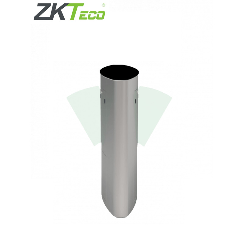 ZKTECO FBL5222 - Barrera Peatonal Central / Acero SUS304 y Cristal Templado / Aleta de Acrílico / Carril 60 cm / Exterior Protegido / 30 a 40 Personas X Min / 2 Millones de Ciclos / Incluye Panel INBIO260 PULL y  FR1200 ID image 2