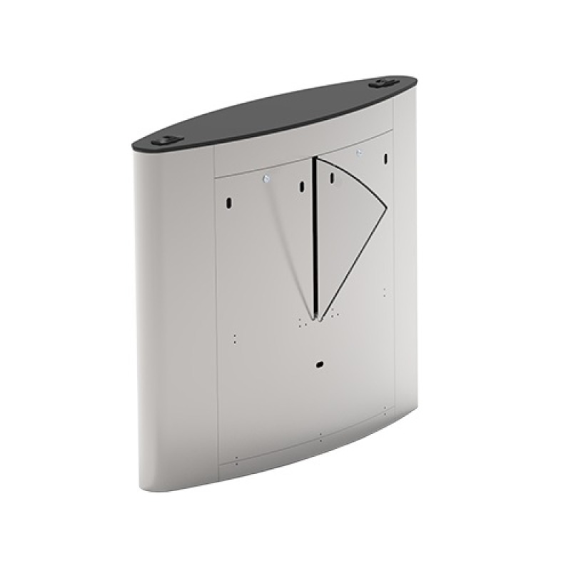 ZKTECO FBL5222 - Barrera Peatonal Central / Acero SUS304 y Cristal Templado / Aleta de Acrílico / Carril 60 cm / Exterior Protegido / 30 a 40 Personas X Min / 2 Millones de Ciclos / Incluye Panel INBIO260 PULL y  FR1200 ID image 4