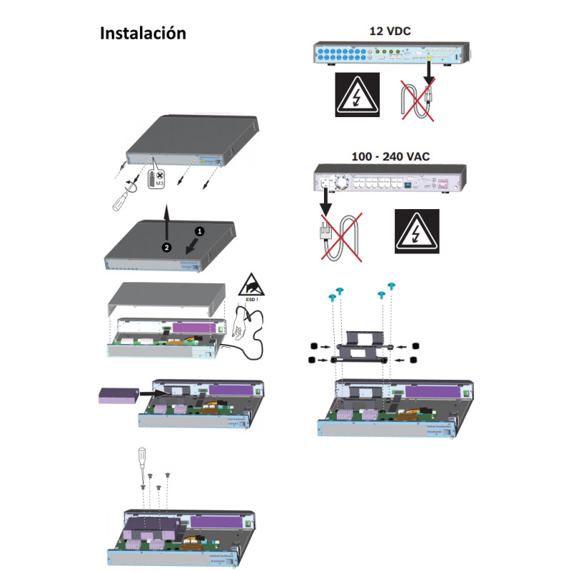 BOSCH V_DDN2516200N00 - DIVAR NETWORK 2000 / 16 Canales IP / No incluye disco duro / 256  Mbps image 3