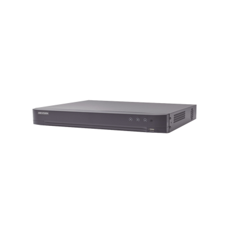 DVR 4 Canales TURBOHD  4 Canales IP / 8 Megapixel 4K / Audio por Coaxitron / ACUSENSE / Reconocimiento Facial / 1 Bahía de Disco Duro / Salida de Video en Full HD / H265 / Alarmas I/O